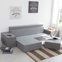 뜨란채 트랜스폼 11.0 고탄성 접이식 쇼파베드 135 워싱순면