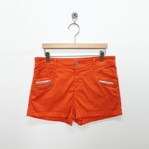 빈티지다온 루이까스텔 주황색 앞지퍼디자인 반바지 70