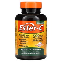 아메리칸헬스 이스터C 시트러스 바이오플라보노이드 500mg 225베지정 American Health American Health Ester-C with Citrus Bioflavo, 500 mg, 225캡슐