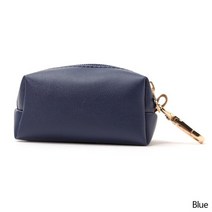 소동물 용품 휴대용 개 배변 가방 디스펜서 PU 가죽 파우치 캐리어 청소 폐기물 쓰레기 상자 강아지 픽업 정리함 야외, [05] Blue