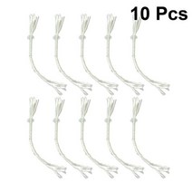 10pcs 촛불 Wicks 무연 왁 스 순수 코 튼 코어 알코올 오일 램프 등유 버너 스토브 심지 DIY 만들기, 01 As Shown