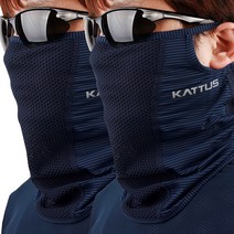 KATTUS 카투스 1+1 2023년 신제품 쿨 워머 멀티스카프 냉감마스크 자전거쿨마스크 쿨스카프 넥워머 디자인등록제품 KC인증완료, ZET7 네이비1+네이비1