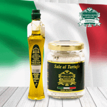 유통기한 23년 5월 디스카운트 이탈리아 아쿠아라냐 오일 5% 100ml & 트러플소금 50g 세트, 크러플 오일 & 솔트 1세트
