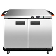 4단 배식차 단열 보온 출장뷔페 식당 카트, 4단-소형(칸간격 13CM)