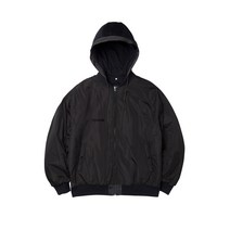 아키클래식 봄 가을 투웨이 MA-1 패딩 점퍼 블랙(남녀공용)외_후드 탈착