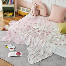 모던하우스 [모던하우스] 보들보들 뱀부100% 거즈블랑켓 120x120 2P, 아이보리 핑크