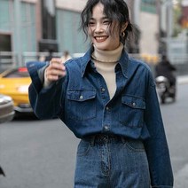 남성 청남방 데님청남방 청셔츠 남자청남방코디 진청남방 흑청남방 오버핏데님셔츠 남자 셔츠 브랜드 연청셔츠 데님 포켓 셔츠 체크