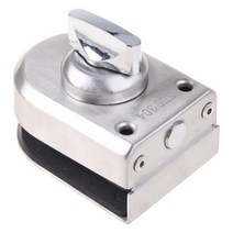 N58C Stainless Steel Glass Door Lock Floor Latch Lock Bolt Ground Lock for Bathroom Toilet Shop Glas, 한개옵션0