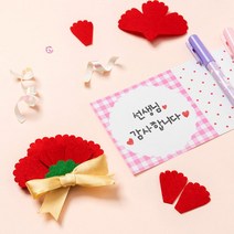 어버이날선물 카네이션만들기 브로치 DIY세트