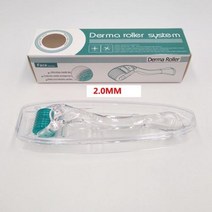반달마켓 마이크로니들 DRS 192 더마 롤러 페이스 마사지 모발 재성장 수염 탈모 치료 미용 도구 CE FDA, 09 2.0MM