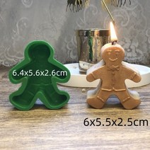 양초 금형 2023 Diy 3d 실리콘 콩 왁스 만들기 용품 크리스마스 장식, 5