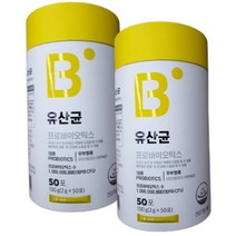 유산균 프로바이오틱스 2g 50포 x 2팩 분말형 18종 10억 CFU, 1개, 기본