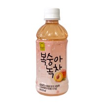 웰그린 복숭아녹차 340ml 12개 /차음료 휴대용음료