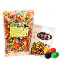 스미스 젤리빈 2kg 1봉, 1개, 2000g, 젤리빈1봉 2Kg+땅콩초코볼500g