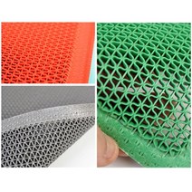 출입구 외부 먼지털이 pvc 고무 현관매트90x120레드 미끄럼방지 빗물