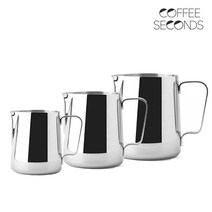 커피세컨즈 스팀피쳐 350ml 600ml 1000ml 바리스타 스팀피쳐 라떼 밀크저그