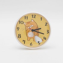 집들이선물 고양이 욕실시계 방수 벽시계, 색상:고양이방수시계 그레이 HDW-6011