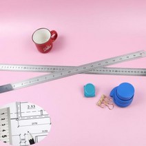 학습용 제도용 50CM스틸 철자 1P, 단품, 단품