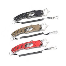 넥스툴 대물 물고기집게 전문가용 피싱그립 낚시그립 야광 멀티피싱 플라이어, 블랙