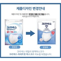 크리넥스 데일리 방역 마스크 KF94 대형 1입, 6개, 1개입