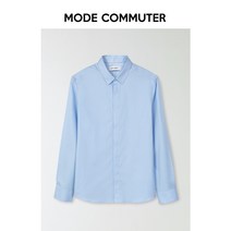 긴소매 MODECOMMUTER 봄계절 멀티 링클프리 남자 캐쥬얼 심플 와이셔츠 3878847426