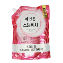 댕Ol몰 LG 자연퐁 스팀워시 설거지세제 주방세제 찌든때 기름때 리필 1000ml (애플향), 1개