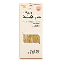봉평 소애 옥수수국수 400gx3, 단품