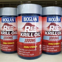 Bioglan Red Krill Oil 1000mg 60 Capsules, 1통, 60캡슐