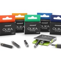 (모나미) 올리카OLIKA 만년필 리필 카트리지5본입, 레드바이올렛, 레드바이올렛