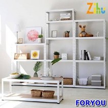 Foryou294 지후 틈새 앵글선반 7단 철제 앵글 선반 조립식, 블랙, 상세페이지 참조