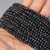 2 3 4 MM 블랙 화이트면 처리 된 천연 보석 스톤 미네랄 비즈 루즈 스몰 시드 크리스털 쿼츠 스페이서 쥬얼리 만들기, 4mm About 95pcs, NO.19 Turquoises