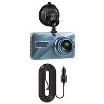 24H 대시 캠 블랙 박스 자동차 DVR 카메라 비디오 레코더 후면보기 듀얼 렌즈 HD, Single camera, 32G TF card