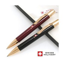 [스위스밀리터리] (무료각인) B410/GT 락카볼펜(색상선택), 색상:버건디 / 포장서비스:포장안함(기본케이스) / 각인서비스:각인신청(서체와 내용을 배송메세지에 입력)