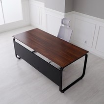 데임 A형 B형 LPM 책상 라이트월넛 컴퓨터책상 1200 1400 1600 1800, B형블랙프레임/전선캡형