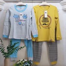 크리켓 남아 아동내의 면스판 트라이 남자아이 아동내복 세트 키즈 내복 실내복