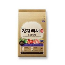 건강백서 전연령 생선 건강한 관절 애견사료, 1.2kg, 3개