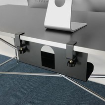 슈파이지업 무타공 멀티탭 선반 콘센트 거치대 전선 정리함, (B2.슈파 이지업 하이탑) 블랙