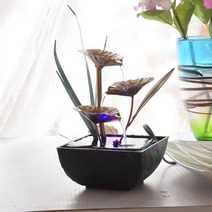 수기운보충 물레방아 벽천분수 연못 태양광분수 실내 물 분수 바퀴 정원 안뜰 발코니 폭포 분수 재산 조경 수경 가정 품, 우리 플러그