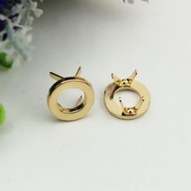 가죽 가방끈 크로스 스트랩 어깨끈 가죽가방 가방줄 5Pcs DIY 영어 26 편지 금속 리벳 클로 스터드 가방 의, 15 O_01 as details