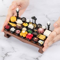 효도 납골당상차림 미니어처제사상 봉안당꾸미기 1인상 2인상 병풍 장식, 2인상 서예 막걸리추가