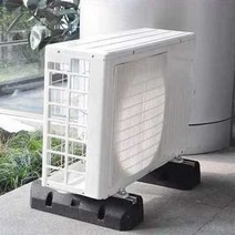 에어컨 실외기 받침대 지지 거치대 소음 방진 가드, (일반 가정용) 4개(1쌍)