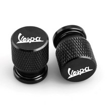 오토바이액세서리 튜닝 바이크 모토 타이어 밸브 스템 에어 포트 캡 커버 베스파 Piaggio 비벌리 스쿠터 Pr, 01 Black