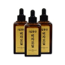 국산 비자오일 저온착유 비자나무열매 기름 비자유 3병