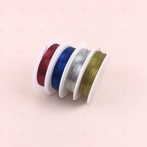 카파 와이어 철사 수공예 화훼 장식 기능사 기사 플라워 디자인 만들기 분재 아트 DIY 꽃 자재 조화 기타 크래프트 구리 쥬얼리 액세서리(실버 1P)
