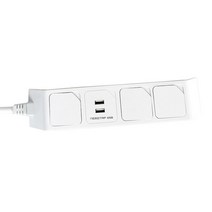네모탭 USB 일반3구 일반충전 A타입, 3m