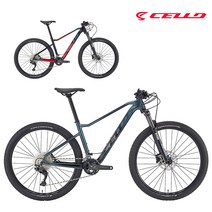 2022년 첼로 XC PRO 10 27.5인치 22단 MTB 자전거, M(16), 블랙(레드)