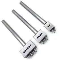 갈색가죽 가죽공예 오울 그리프 펀칭형 5mm 6날, 1개