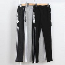 옆선 바지 홈웨어 요가 헬스장 복장 트레이닝 영문