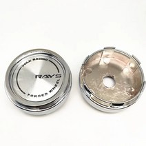 휠캡Rays VOLK CE28 TE37 RE30 TTA ZE40 용 휠 캡 센터 허브 커버 블랙 크롬 엠블럼 자동차 스타일링 액세, 07 G