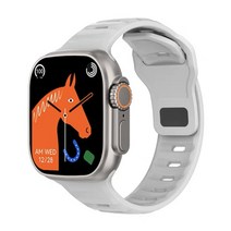 스마트블랙박스 차량용 2채널 오리지널 애플 워치 8 울트라 스마트 시리즈 49mm 하이 리프레시 Rtae 나침반 게임 NFC 스마트워치 남성용 스포츠 시계 2.0, [01] With Original Box, [11] White